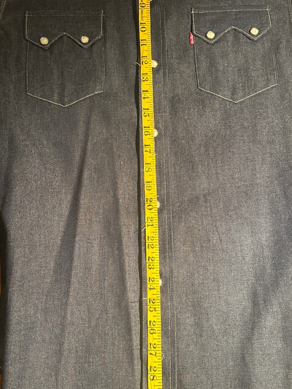Levi's 'Big E' Denim Western Shirt - Picture 11 of 16